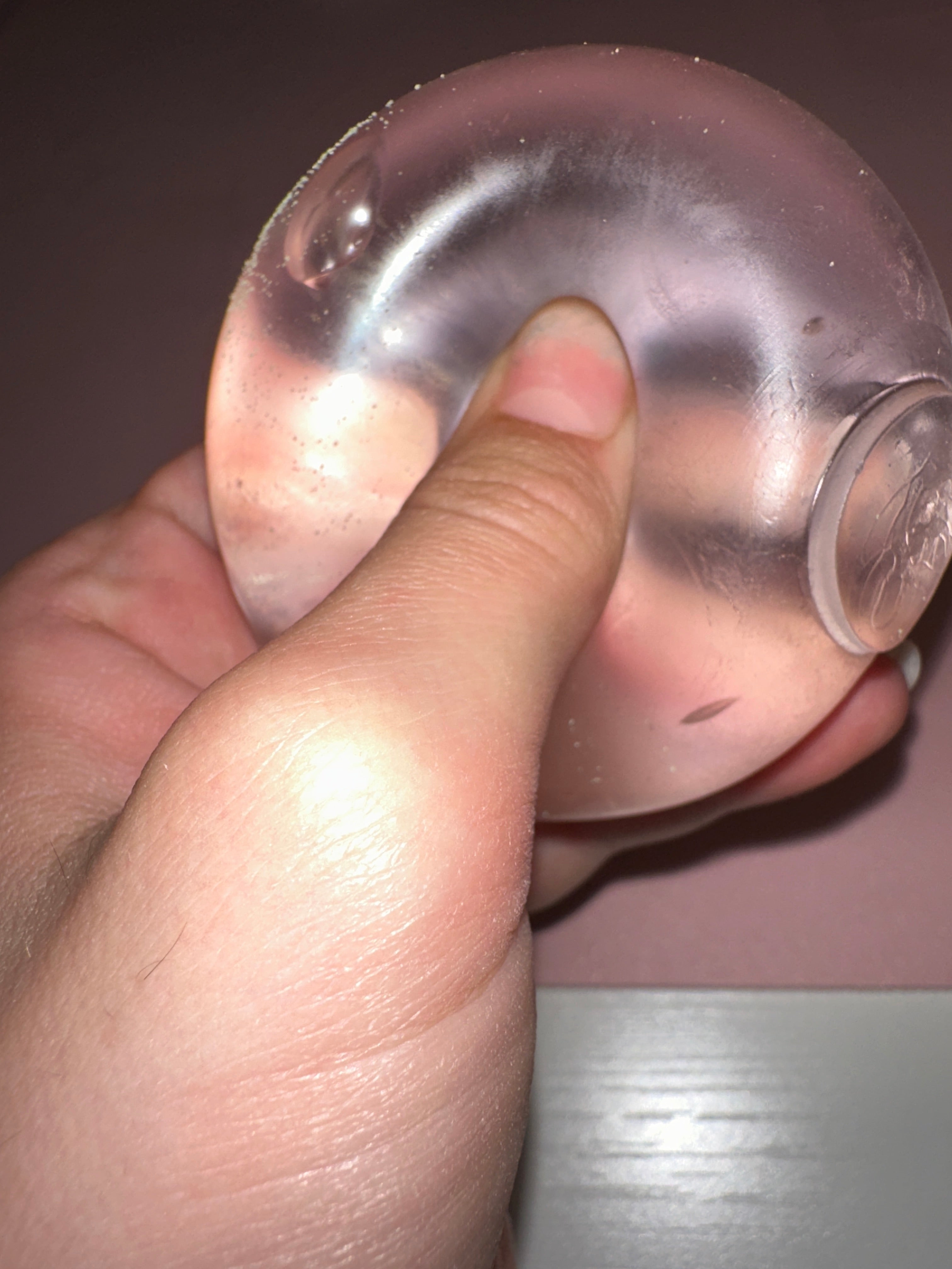 Medium size pink sugar