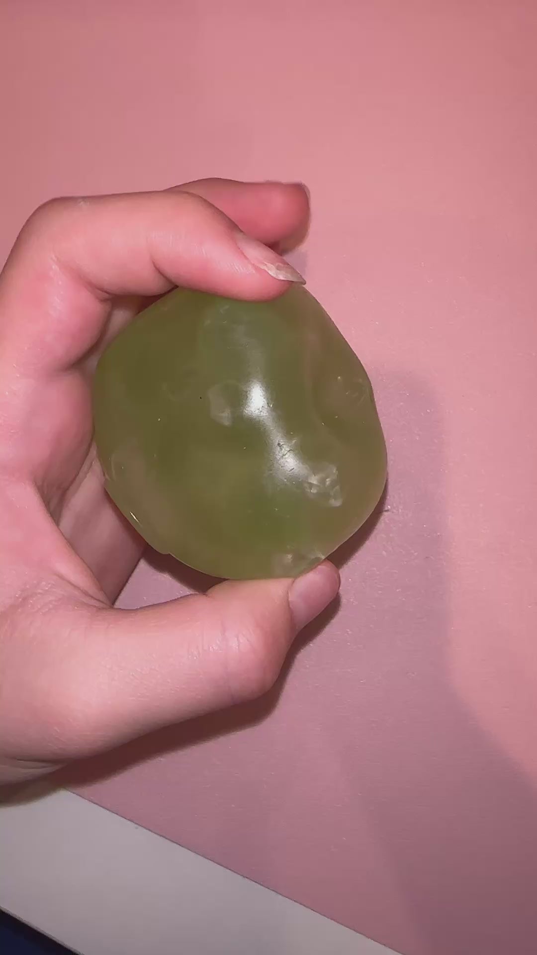 Crunchy coconut oil squishy