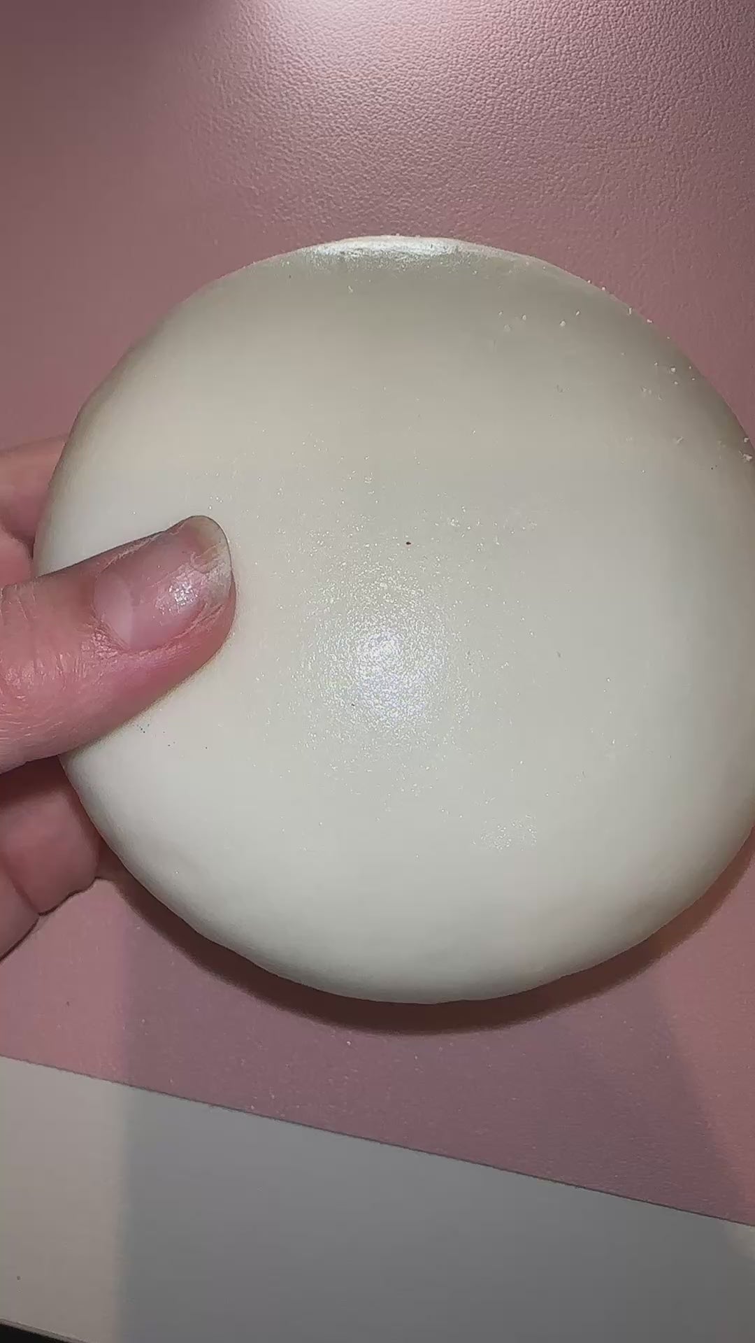 White slow rising foam squishy